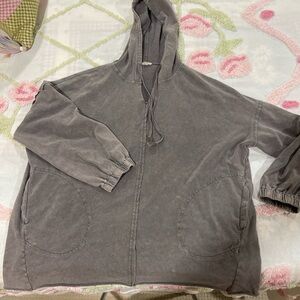 Easel Gray Hooded Sweatshirt